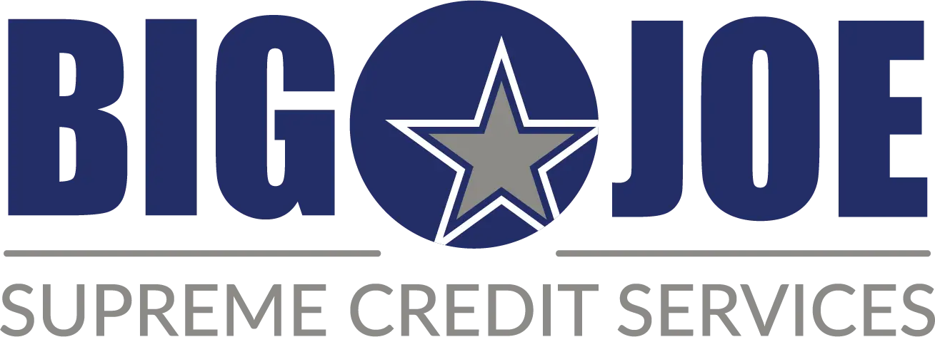 Big Joe Credit logo featuring a star, representing supreme credit services and credit repair solutions.